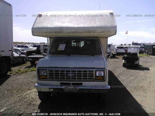 1FDKE30G3KHB81992 - 1989 FORD ECONOLINE E350 CUTAWAY VAN WHITE photo 6