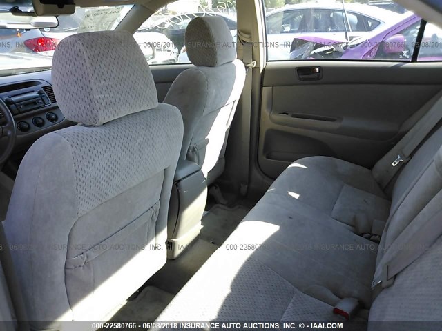 4T1BE32K74U874110 - 2004 TOYOTA CAMRY LE/XLE/SE თაფლისფერი ფოტო 8