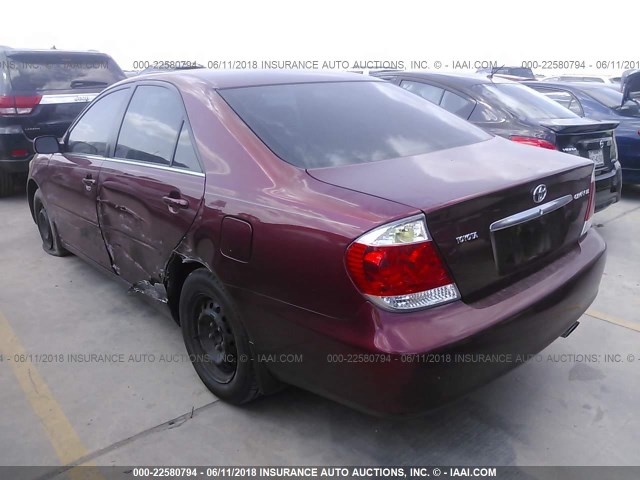 4T1BE30K46U147903 - 2006 TOYOTA CAMRY LE/XLE/SE Qırmızı foto 3
