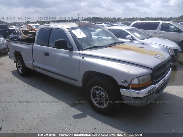 1B7GL22X0XS283994 - 1999 DODGE DAKOTA SILVER photo 1