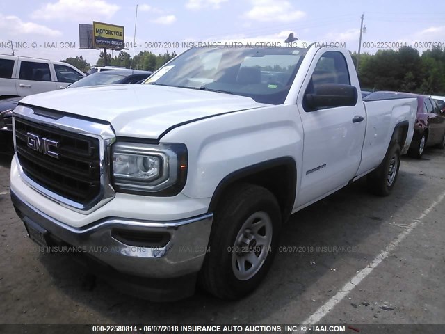 1GTN1LEH7GZ268925 - 2016 GMC SIERRA C1500 WHITE photo 2