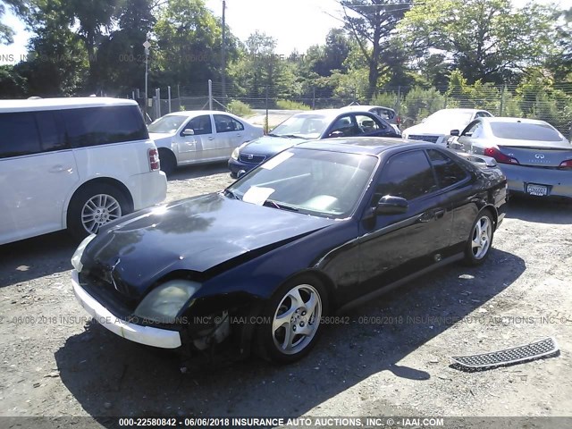 JHMBB61401C006290 - 2001 HONDA PRELUDE BLACK photo 2