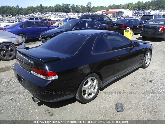 JHMBB61401C006290 - 2001 HONDA PRELUDE BLACK photo 4