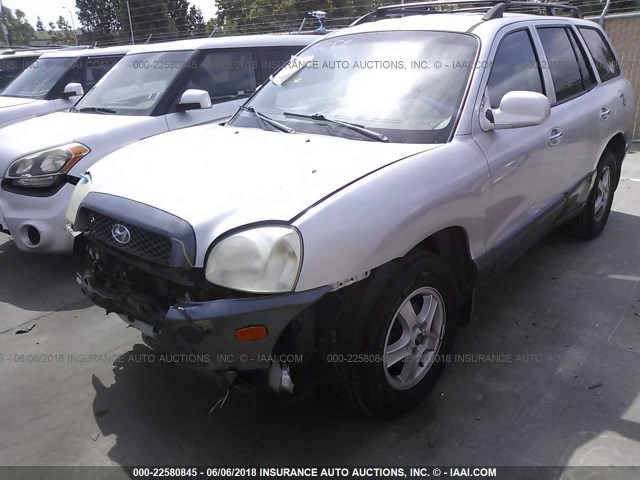 KM8SC13E33U492285 - 2003 HYUNDAI SANTA FE GLS/LX GRAY photo 2