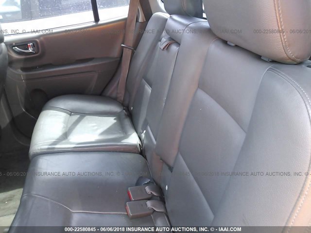 KM8SC13E33U492285 - 2003 HYUNDAI SANTA FE GLS/LX GRAY photo 8