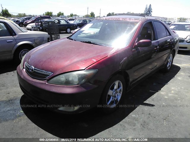 4T1BF30K02U009976 - 2002 TOYOTA CAMRY LE/XLE/SE 红色 照片 2