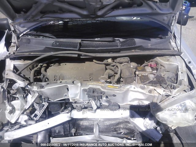 JTDAT123630262036 - 2003 TOYOTA ECHO SILVER photo 10