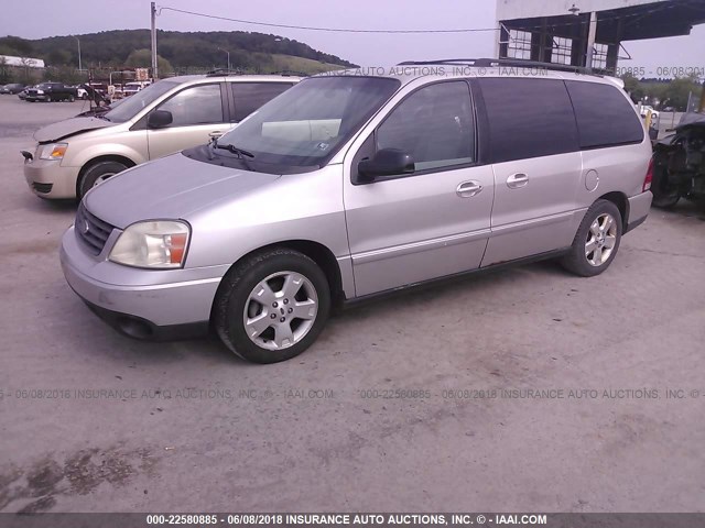 2FMDA51666BA24241 - 2006 FORD FREESTAR SE SILVER photo 2