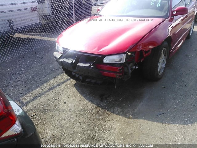 1G2WP12K61F209773 - 2001 PONTIAC GRAND PRIX GT RED photo 6