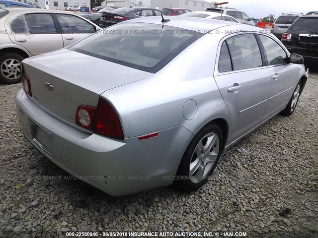 1G1ZG57B094201676 - 2009 CHEVROLET MALIBU LS GRAY photo 4
