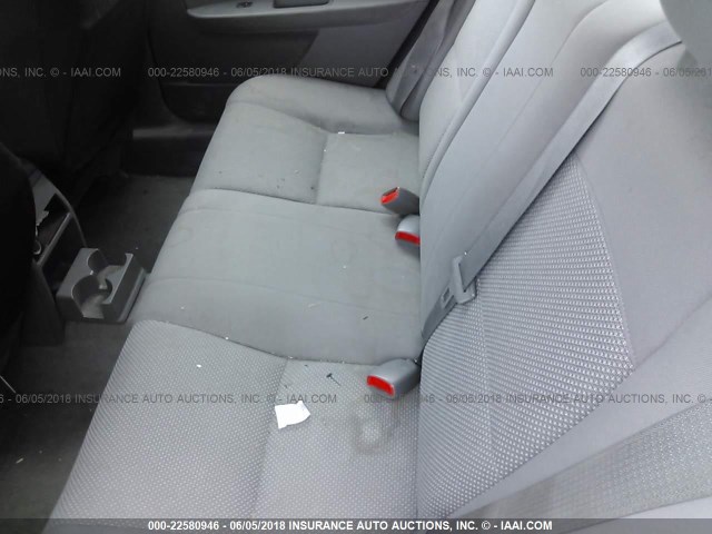 1G1ZG57B094201676 - 2009 CHEVROLET MALIBU LS GRAY photo 8