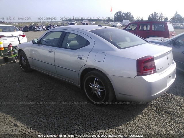 2B3KA53H26H217303 - 2006 DODGE CHARGER R/T SILVER photo 3