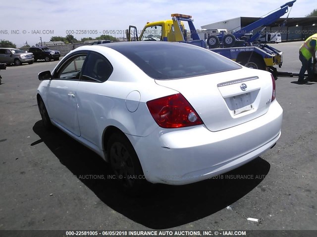 JTKDE177970206481 - 2007 TOYOTA SCION TC 白色 照片 3