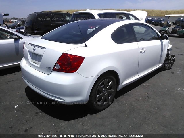 JTKDE177970206481 - 2007 TOYOTA SCION TC 白色 照片 4