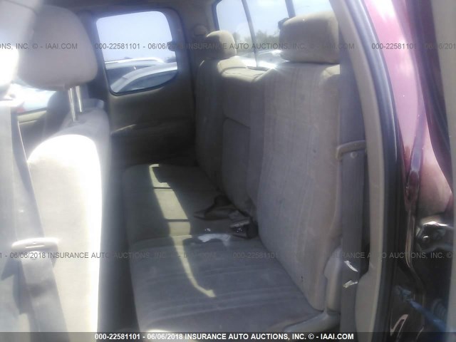 5TBRT34193S417467 - 2003 TOYOTA TUNDRA ACCESS CAB SR5 BURGUNDY photo 8
