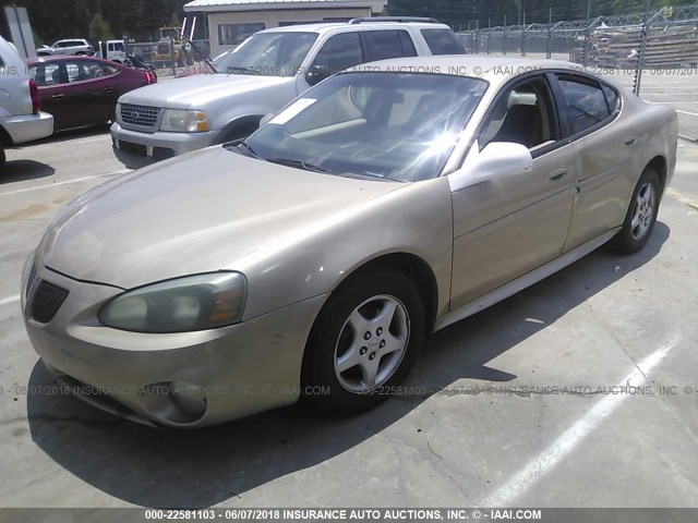 2G2WP522451148637 - 2005 PONTIAC GRAND PRIX GOLD photo 2