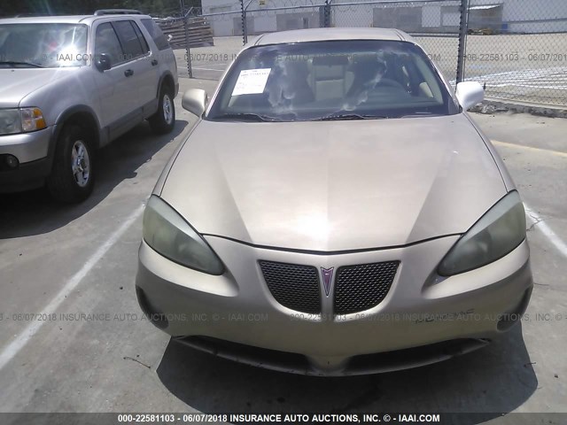 2G2WP522451148637 - 2005 PONTIAC GRAND PRIX GOLD photo 6