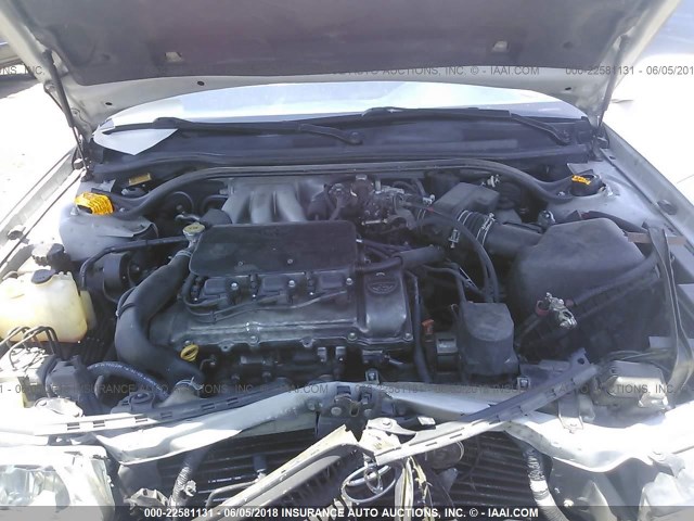 2T1CF22P2YC372118 - 2000 TOYOTA CAMRY SOLARA SE/SLE ვერცხლისფერი ფოტო 10