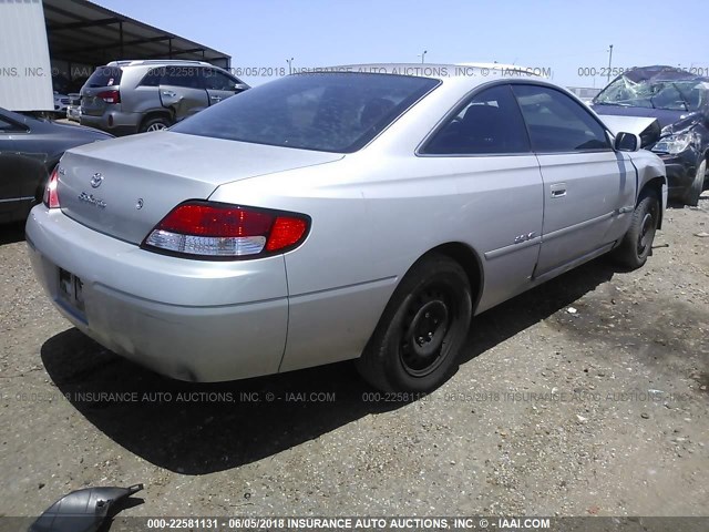2T1CF22P2YC372118 - 2000 TOYOTA CAMRY SOLARA SE/SLE ვერცხლისფერი ფოტო 4