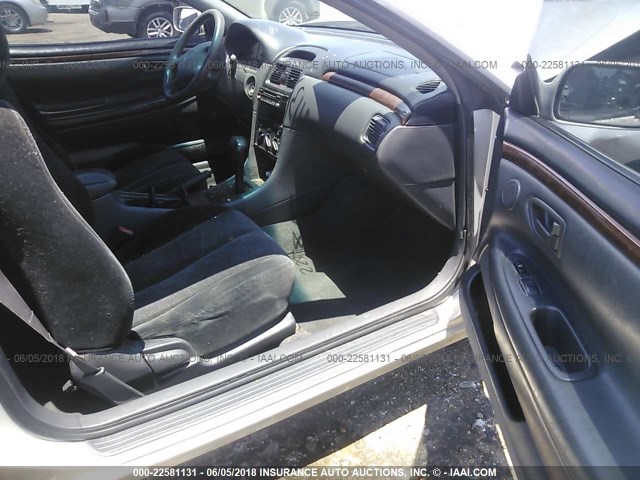 2T1CF22P2YC372118 - 2000 TOYOTA CAMRY SOLARA SE/SLE ვერცხლისფერი ფოტო 5