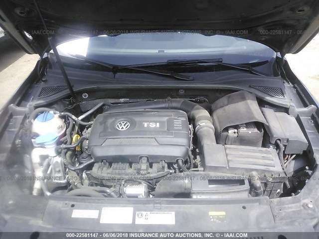 1VWAT7A3XFC055301 - 2015 VOLKSWAGEN PASSAT S BLACK photo 10
