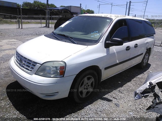 2FMZA506X4BA65086 - 2004 FORD FREESTAR S WHITE photo 2