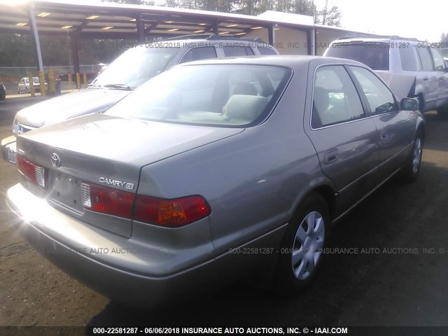 4T1BG22K81U038757 - 2001 TOYOTA CAMRY CE/LE/XLE 米色 照片 4