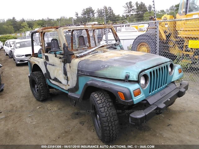 1J4FY29P3WP719834 - 1998 JEEP WRANGLER / TJ SE GREEN photo 1