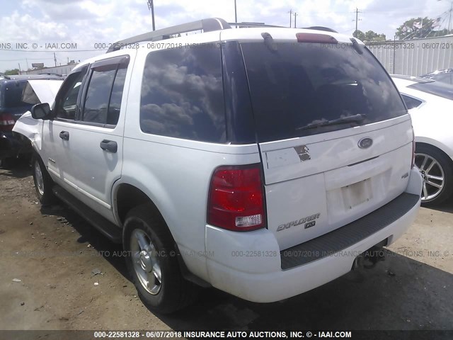 1FMZU63K15ZA63019 - 2005 FORD EXPLORER XLT/XLT SPORT/NBX 白色 照片 3