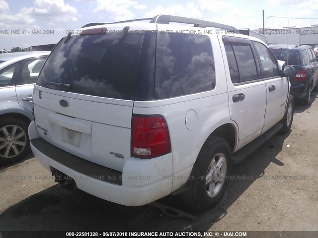 1FMZU63K15ZA63019 - 2005 FORD EXPLORER XLT/XLT SPORT/NBX 白色 照片 4