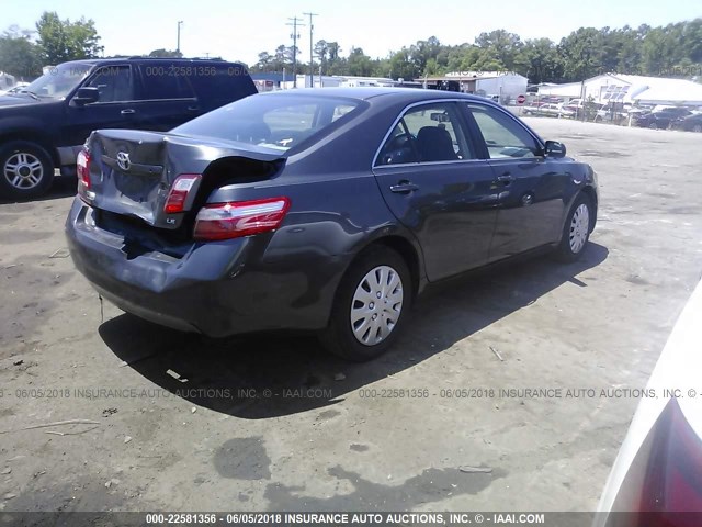 4T1BE46K19U902118 - 2009 TOYOTA CAMRY SE/LE/XLE GRAY photo 4