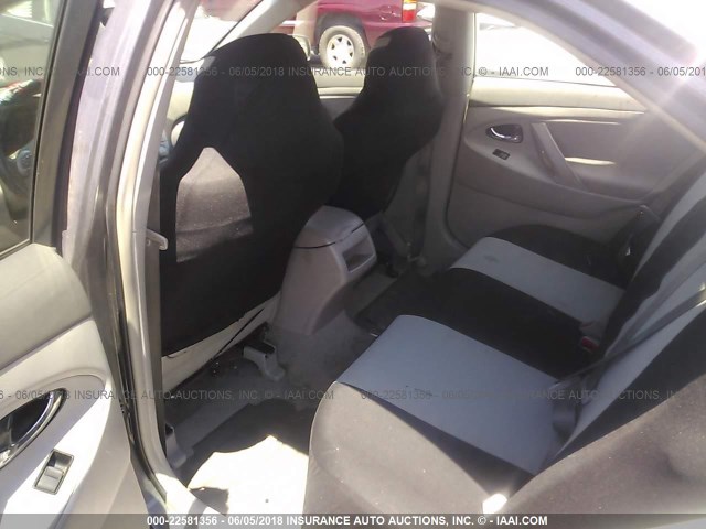 4T1BE46K19U902118 - 2009 TOYOTA CAMRY SE/LE/XLE GRAY photo 8