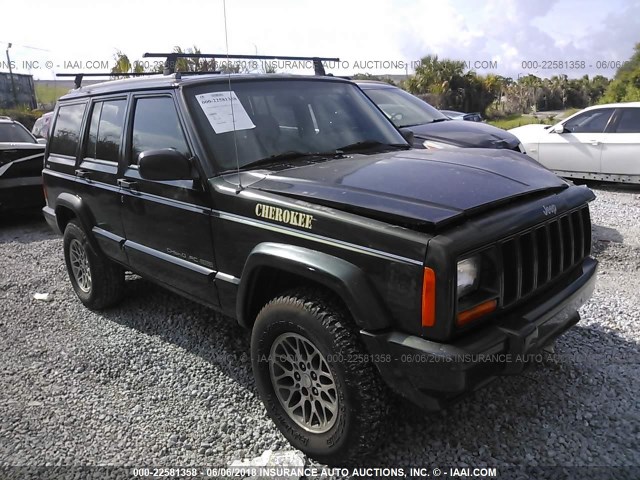 1J4FJ78S6VL557663 - 1997 JEEP CHEROKEE COUNTRY BLACK photo 1