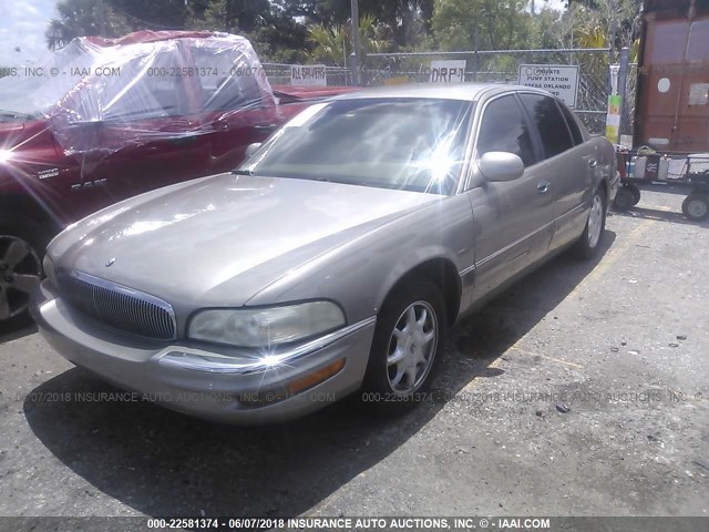 1G4CW52K6Y4111191 - 2000 BUICK PARK AVENUE  GOLD photo 2