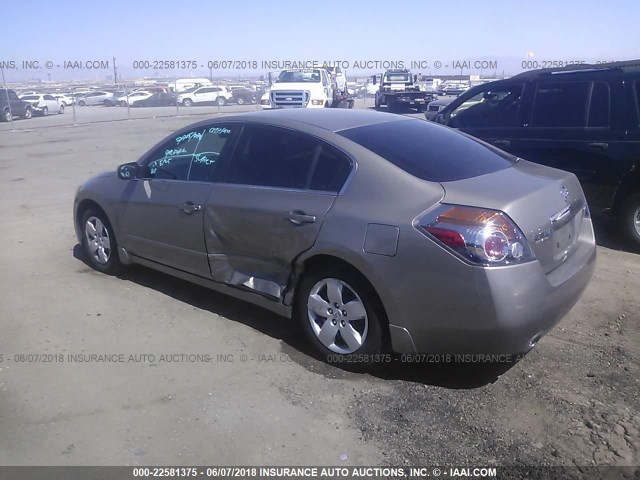 1N4AL21E77N486326 - 2007 NISSAN ALTIMA 2.5/2.5S TAN photo 3