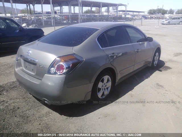 1N4AL21E77N486326 - 2007 NISSAN ALTIMA 2.5/2.5S TAN photo 4