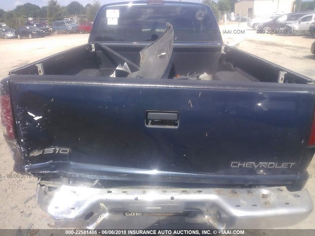 1GCDT19W1Y8238958 - 2000 CHEVROLET S TRUCK S10 BLUE photo 8