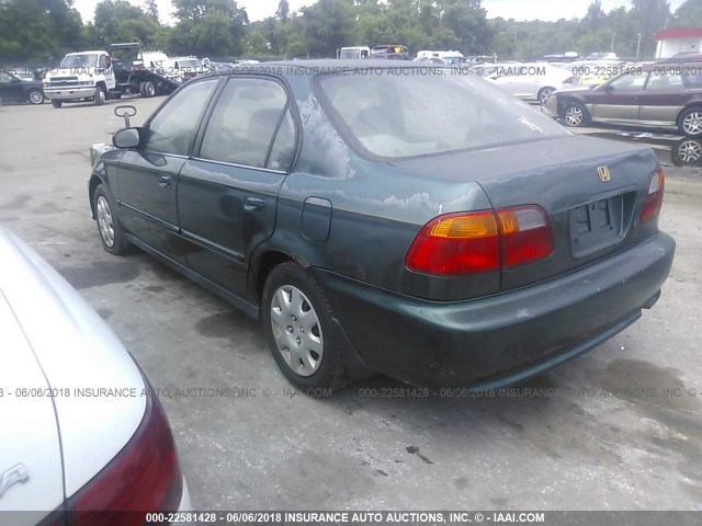 2HGEJ661XYH528580 - 2000 HONDA CIVIC SE GREEN photo 3