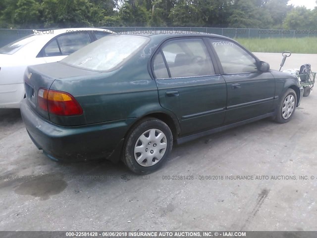 2HGEJ661XYH528580 - 2000 HONDA CIVIC SE GREEN photo 4