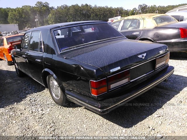 SCBZS02D6MCX33937 - 1991 BENTLEY MULSANNE S BLACK photo 3