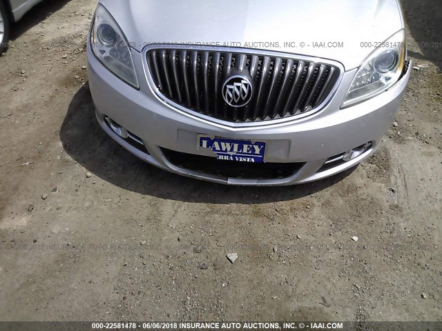 1G4PP5SK4D4221729 - 2013 BUICK VERANO SILVER photo 6