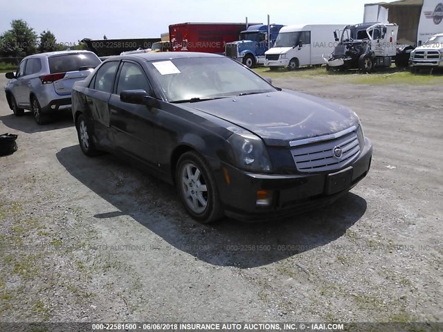 1G6DM57T160169152 - 2006 CADILLAC CTS BLUE photo 1