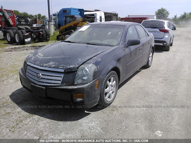 1G6DM57T160169152 - 2006 CADILLAC CTS BLUE photo 2