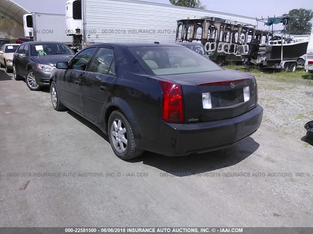 1G6DM57T160169152 - 2006 CADILLAC CTS BLUE photo 3