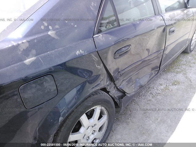 1G6DM57T160169152 - 2006 CADILLAC CTS BLUE photo 6