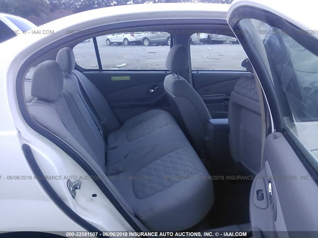 1G1ZT54885F159888 - 2005 CHEVROLET MALIBU LS WHITE photo 8