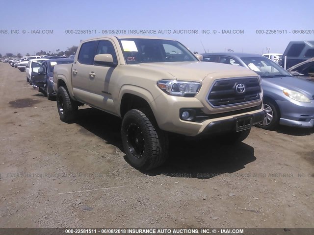 3TMCZ5AN6GM013773 - 2016 TOYOTA TACOMA DBL CAB/SR/SR5/TRD SPT/OR TEAL photo 1