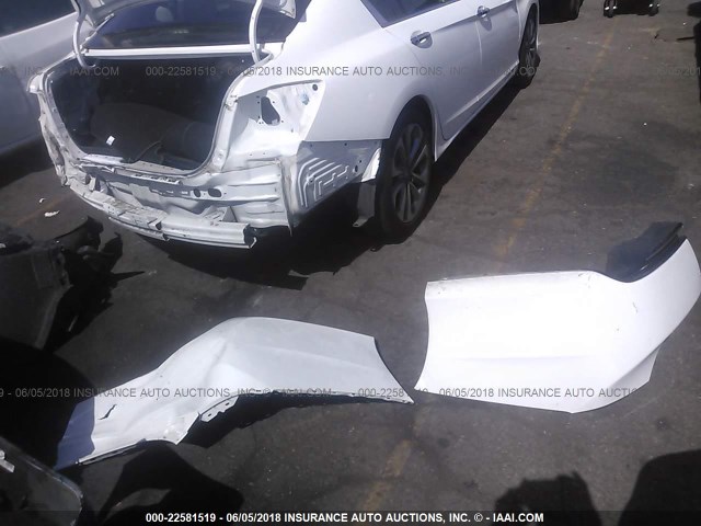 1HGCR2F59DA064993 - 2013 HONDA ACCORD SPORT თეთრი ფოტო 6