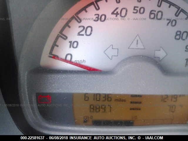 WMEEJ31X99K305337 - 2009 SMART FORTWO PURE/PASSION BLUE photo 7