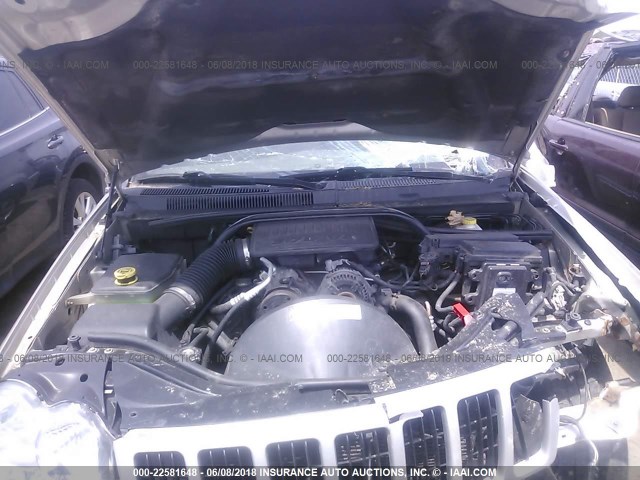 1J8GR48KX7C687118 - 2007 JEEP GRAND CHEROKEE LAREDO/COLUMBIA/FREEDOM 灰色 照片 10